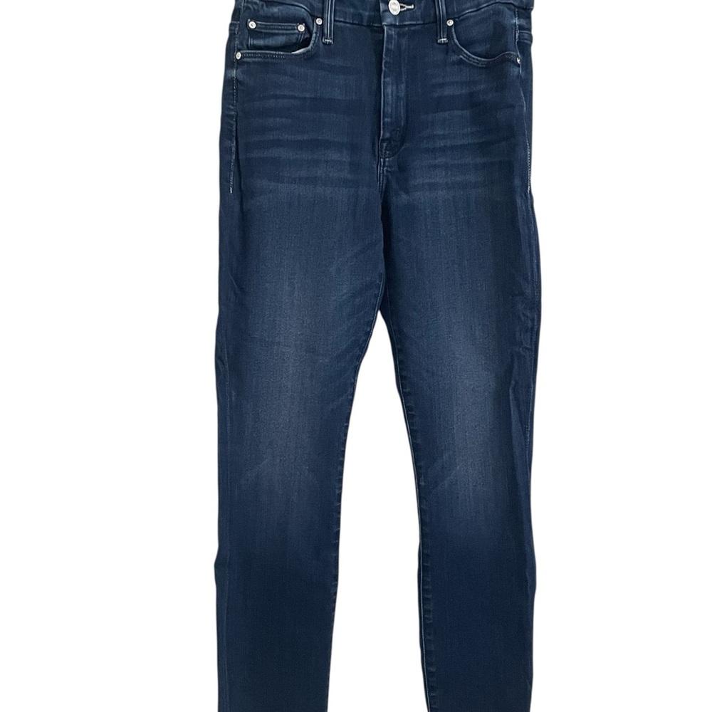 MOTHER Denim Jeans High Waisted Looker Ankle Fray Size 27
